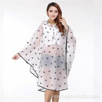 Raincape de pvc de moda de alta calidad